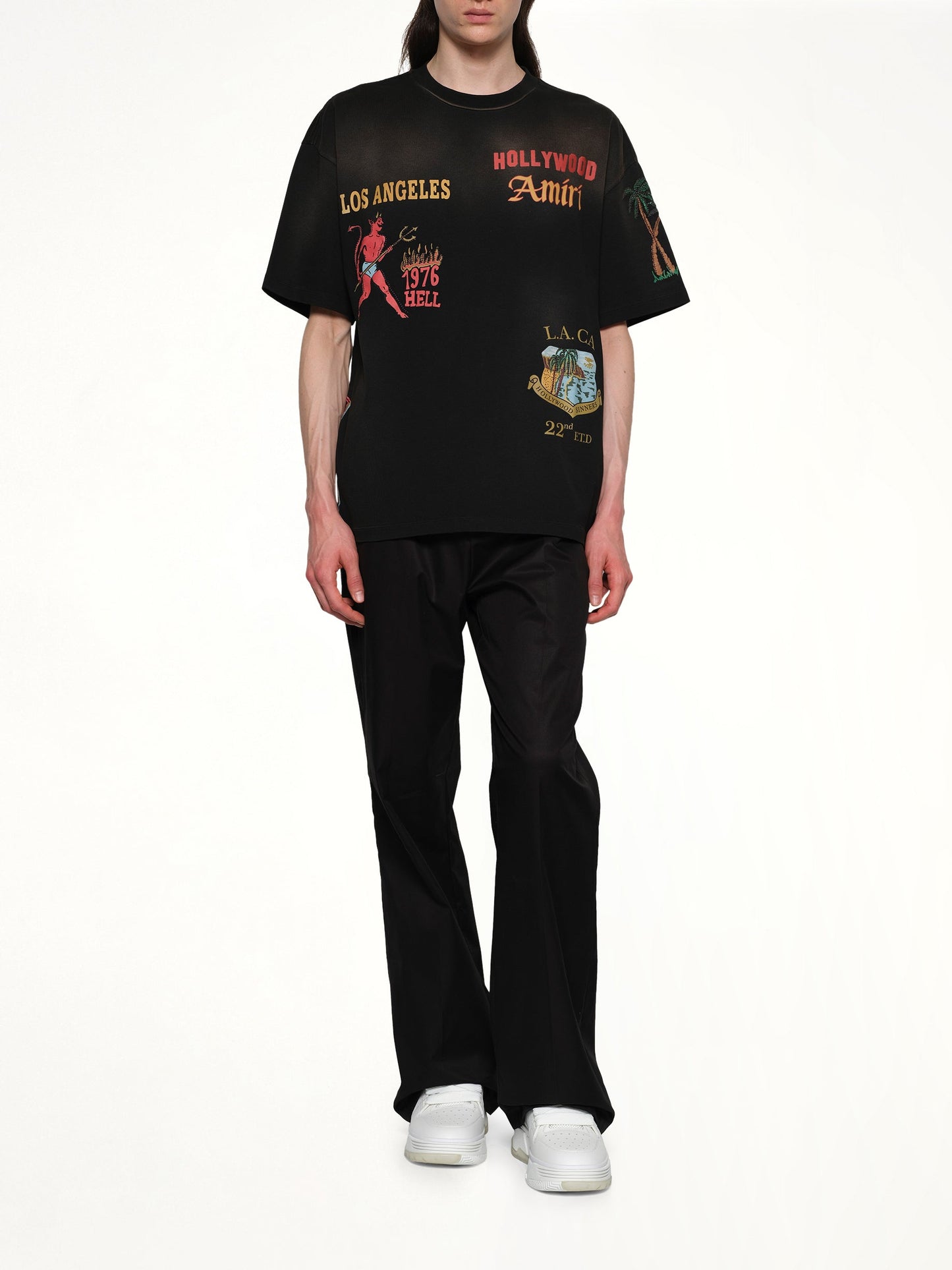 AMIRI Sinners Oversized T-Shirt (Black)