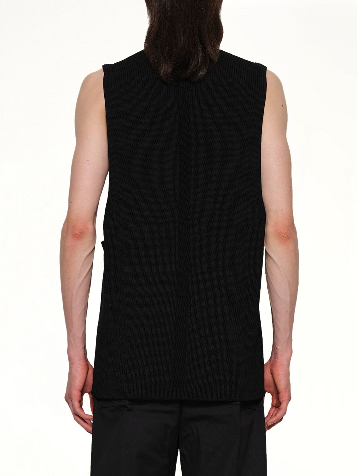 RICK OWENS V Tank Top (Black)