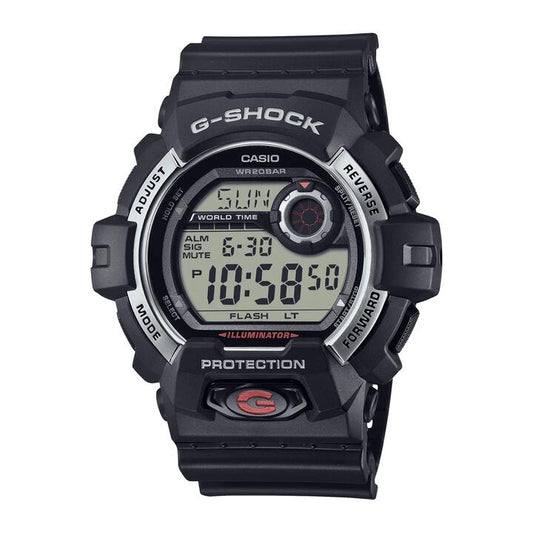 Image of Watches. Productname: Casio G Shock Black Digital Watch G8900S-1D in Watch colour by brand - Casio G Shock