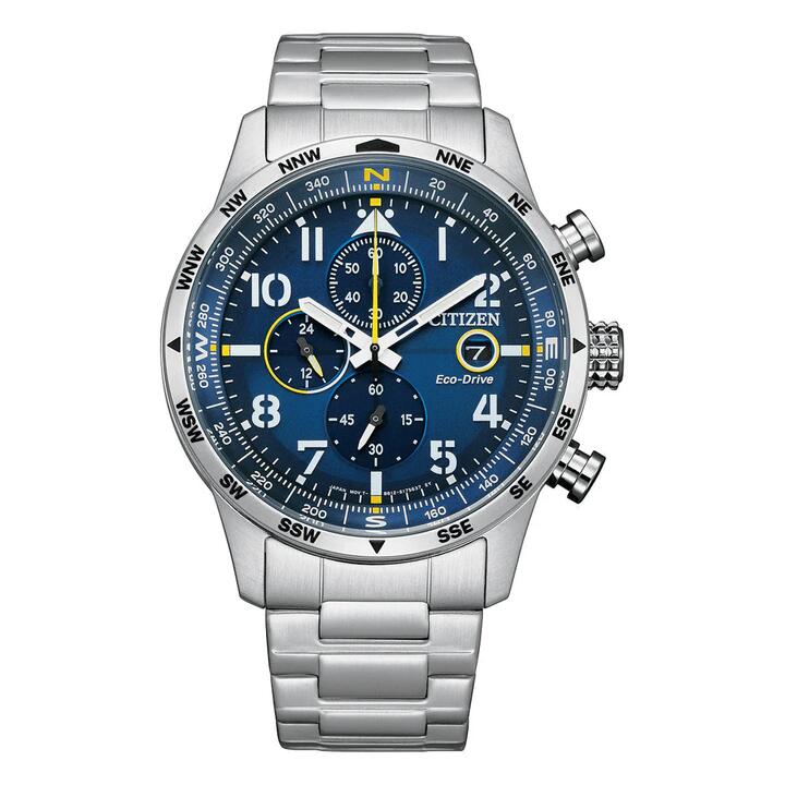 Image of Watches. Productname: Citizen Chronograph Eco-Drive Men's Blue Watch CA0790-83L in Watch colour by brand - Citizen