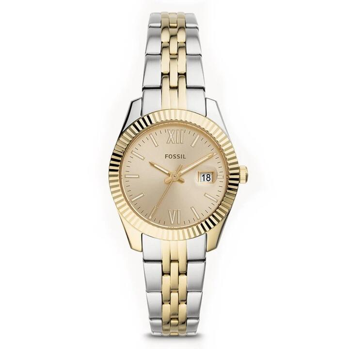 Image of Watches. Productname: Fossil Scarlette Mini Two Tone Watch ES4949 in Watch colour by brand - Fossil
