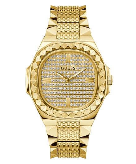 Image of Watches. Productname: Guess Rebel Gold Tone Analog Men's Watch GW0622G1 in Watch colour by brand - Guess