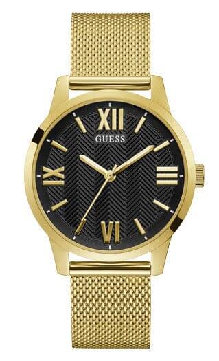 Image of Watches. Productname: Guess Campbell Gold Tone Mesh Analog Men's Watch GW0214G2 in Watch colour by brand - Guess