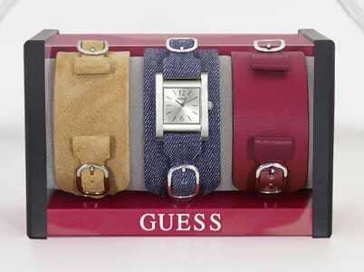 Image of Watches. Productname: Guess Calaverta Purple Analog Ladies Watch GW0505L2 in Watch colour by brand - Guess