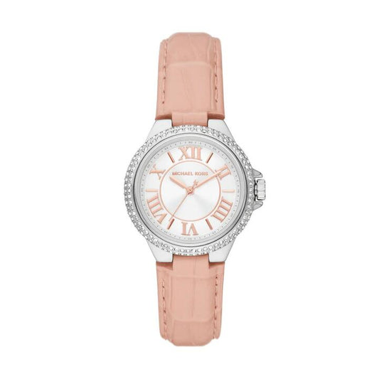 Image of Watches. Productname: Michael Kors Mini Camille White and Pink Women's Watch MK2963 in Watch colour by brand - Michael Kors