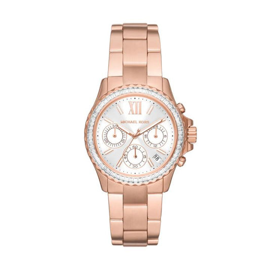 Image of Watches. Productname: Michael Kors Everest Rose Gold Chronograph Women's Watch MK7213 in Watch colour by brand - Michael Kors