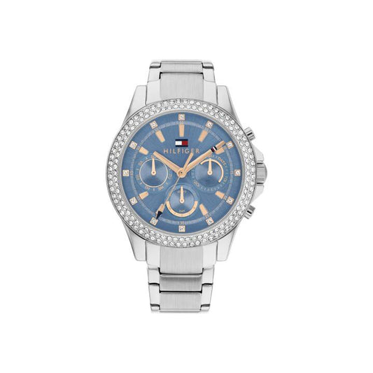 Image of Watches. Productname: Tommy Hilfiger Haven Stainless Steel Blue Dial Women's Watch 1782690 in Watch colour by brand - Tommy Hilfiger