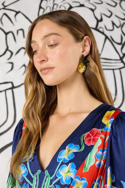 Image of Earrings. Productname: Lemonade Earring in Multi colour by brand - Gorman