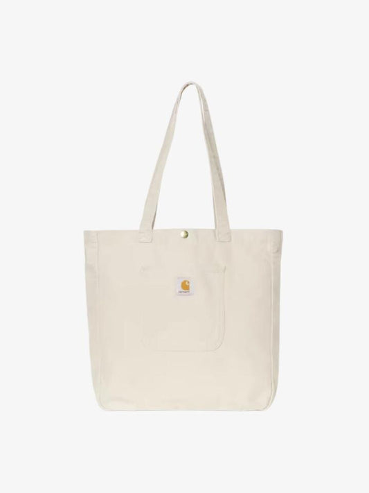 Image of Bags. Productname: Carhartt Wip Bayfield Tote ONE SIZE Fleur De Sel in Fleur De Sel colour by brand - Carhartt Wip