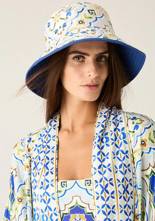 Image of Hats. Productname: Filipa Bucket Hat in Filipa Print colour by brand - MOS The Label