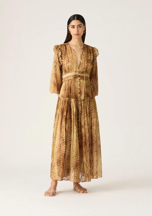 Image of Dresses. Productname: Simone Maxi Dress in Simone Print colour by brand - MOS The Label