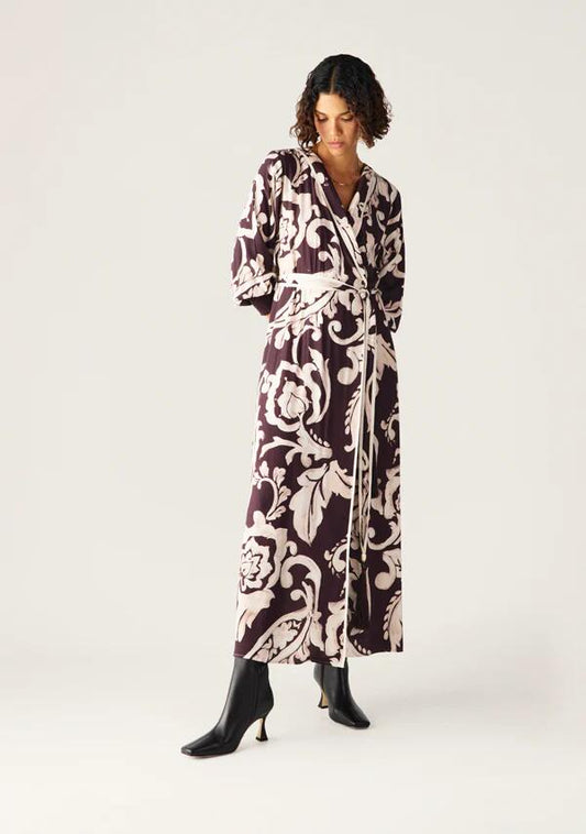 Image of Dresses. Productname: Seraphine Maxi Wrap Dress in Seraphine Print colour by brand - MOS The Label