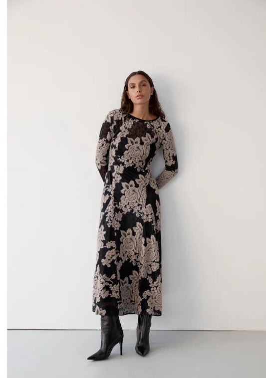 Image of Dresses. Productname: Brigitte Maxi Dress in Black colour by brand - MOS The Label