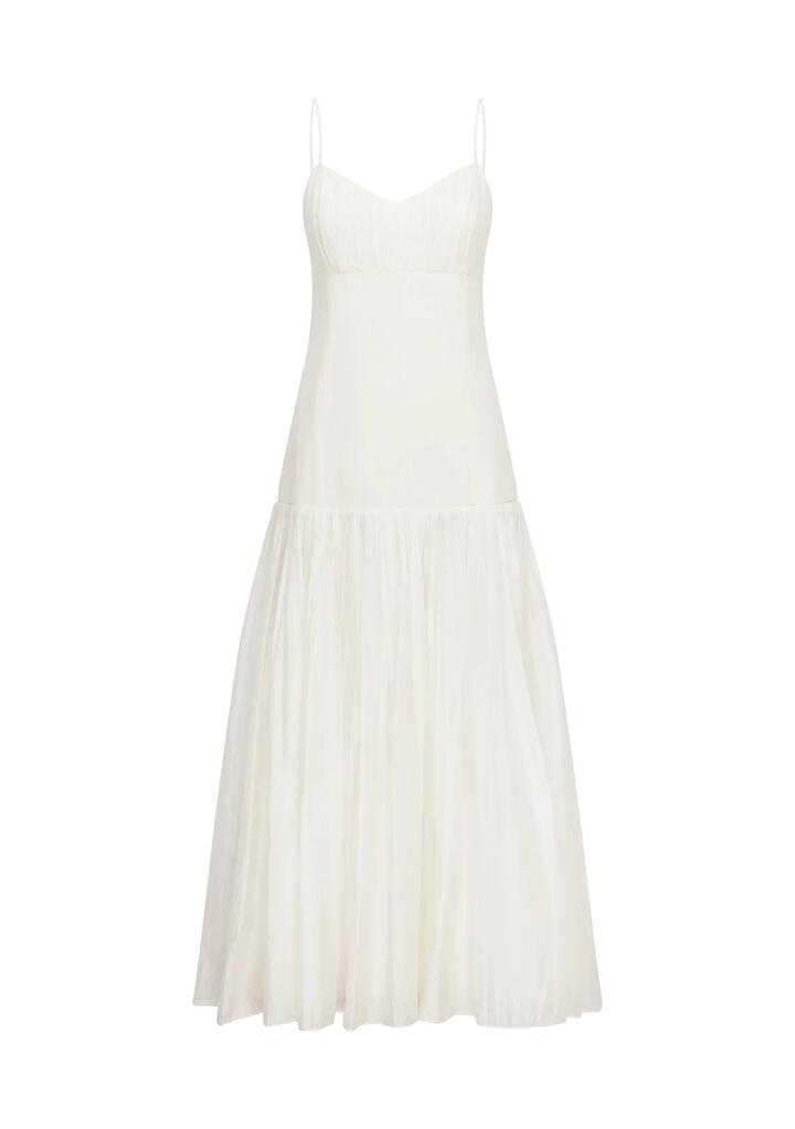 Image of Dresses. Productname: Serafina Linen Maxi Dress | MOS The Label in Ecru colour by brand - MOS The Label