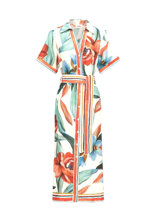 Image of Dresses. Productname: Fiorina Print Shirt Dress | MOS The Label in Fiorina Print colour by brand - MOS The Label