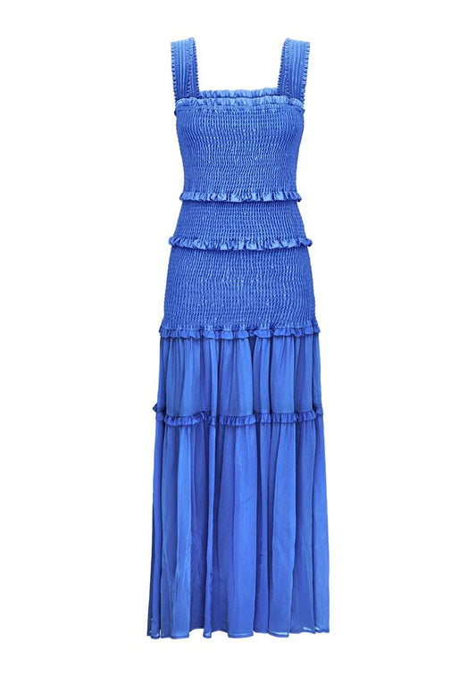 Image of Dresses. Productname: Amalfi Maxi Dress | MOS The Label in Cobalt Blue colour by brand - MOS The Label