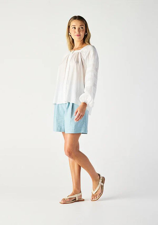 Image of Blouses. Productname: Gaia Blouse | MOS The Label in Bright White colour by brand - MOS The Label