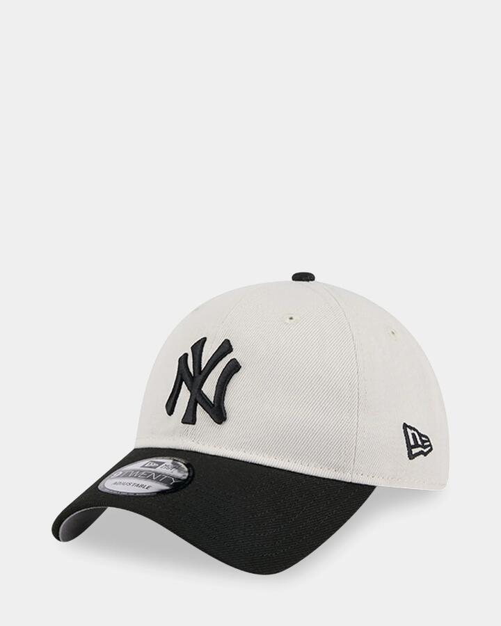 Image of Hats. Product name - New Era 9Twenty New York Yankees Cap Black in Black colour by brand - New Era