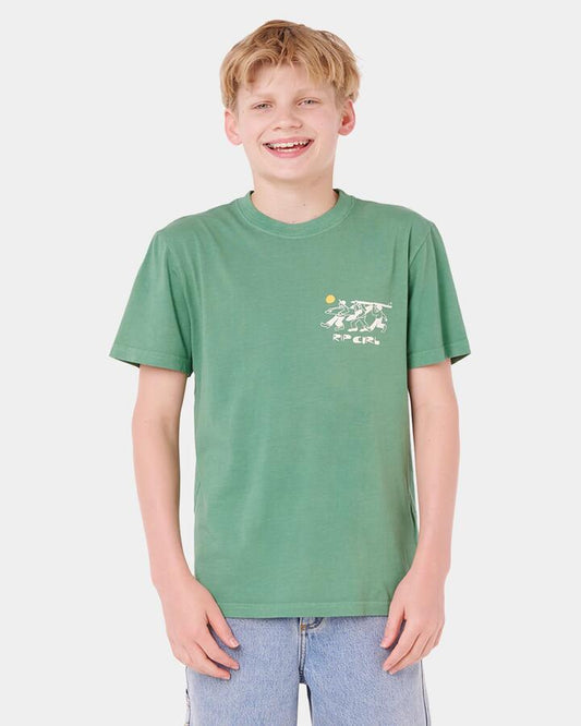 Image of T-Shirts. Productname: rip Curl Boys 8-16 Aots Ty Williams Dudes T-Shirt Multi - in Multi colour by brand - rip Curl