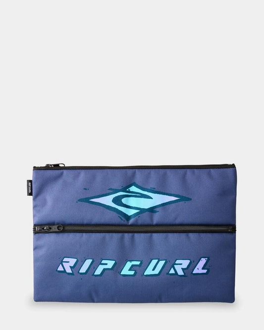 Image of Accessories. Productname: rip Curl X-Large Pencil Case Blue - in Blue colour by brand - rip Curl