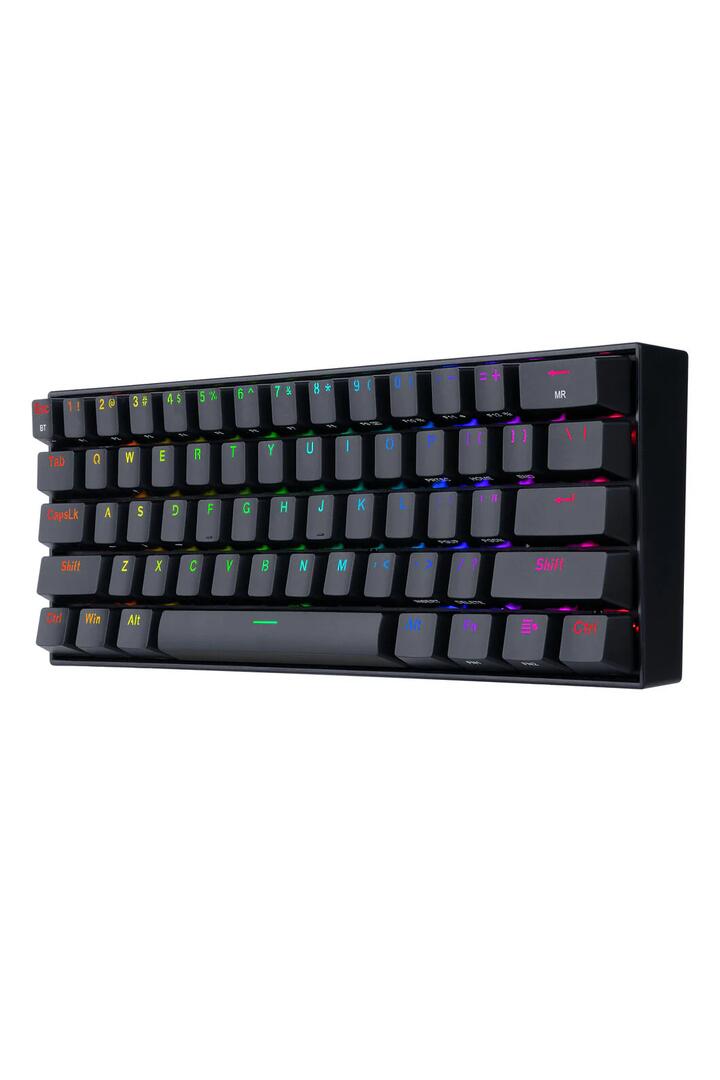 Image of Keyboards. Product name - Redragon K530RGB-Pro Draconic Elite Black 60% Wireless Mechanical Keyboard in Black colour by brand - REDRAGON