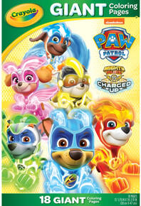 Image of Toys. Product name - Crayola Giant Colouring Pages Paw Patrol in colour by brand - Crayola