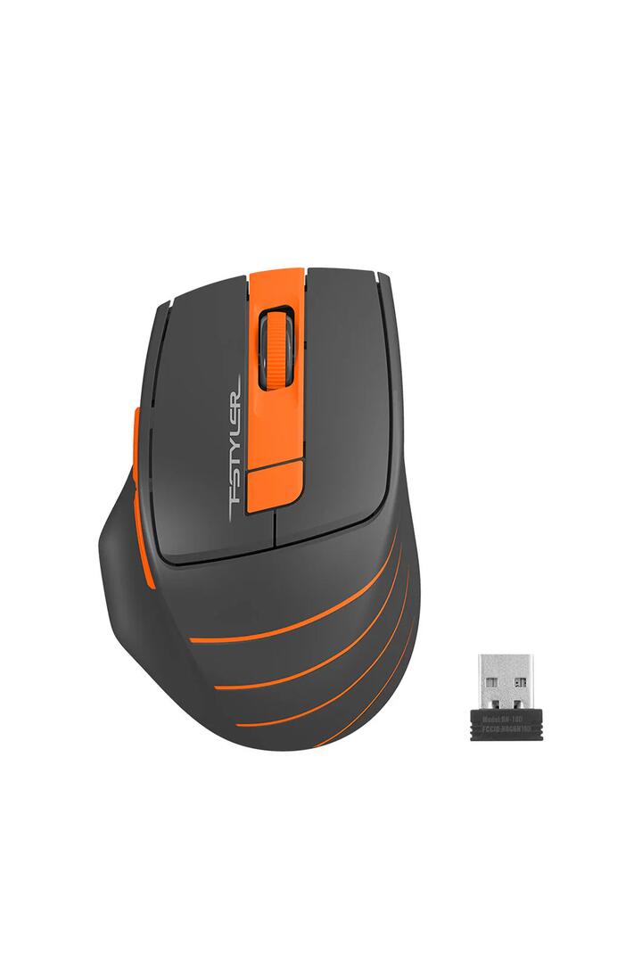 Image of Electronics Accessories. Productname: FG30S Silent Nano Receiver Mouse (Orange) in Orange colour by brand - A4Tech