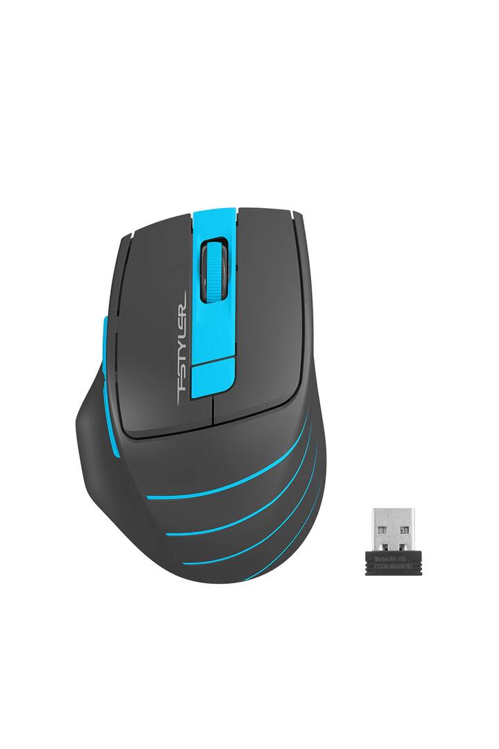 Image of Electronics Accessories. Productname: FG30S Silent Nano Receiver Mouse (Blue) in Blue colour by brand - A4Tech