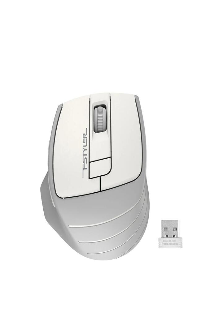 Image of Electronics Accessories. Productname: FG30S Silent Nano Receiver Mouse (White) in White colour by brand - A4Tech