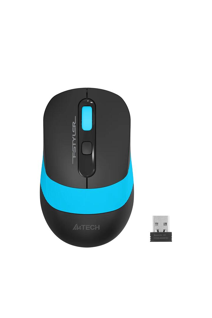 Image of Electronics Accessories. Productname: FG10S Silent Nano Receiver Mouse (Blue) in Blue colour by brand - A4Tech