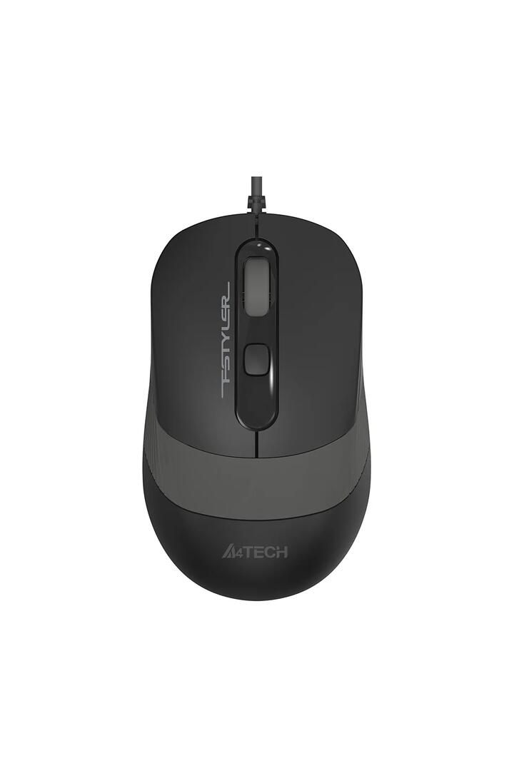 Image of Electronics Accessories. Productname: A4Tech FM10S Grey Silent Wired Office Mouse in Grey colour by brand - A4Tech