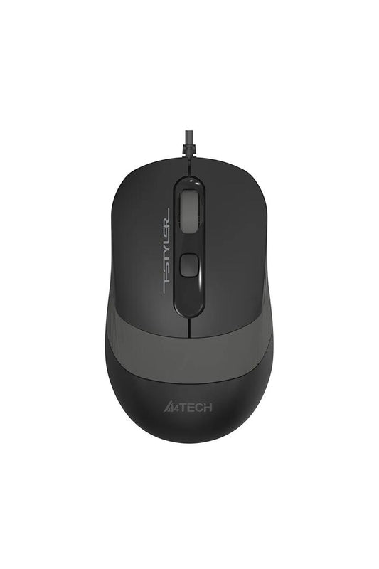 Image of Electronics Accessories. Productname: A4Tech FM10S Grey Silent Wired Office Mouse in Grey colour by brand - A4Tech