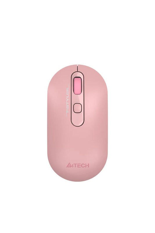 Image of Electronics Accessories. Productname: A4Tech FG20S Pink Symmetric Wireless Mouse in Pink colour by brand - A4Tech
