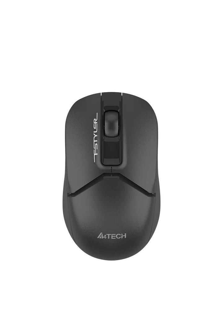 Image of Electronics Accessories. Productname: FG12s Silent Wireless Mouse (Black) in Black colour by brand - A4Tech