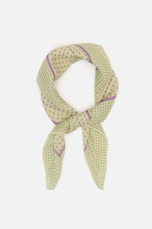 Image of Hair Accessories. Productname: Polka Dot Bandana in Green colour by brand - Princess Highway