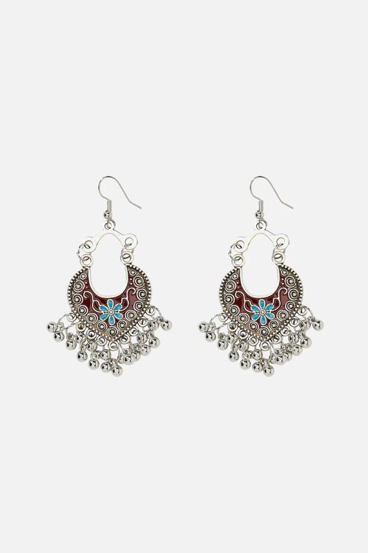 Image of Earrings. Productname: Bells Boho Earrings in Silver colour by brand - Princess Highway