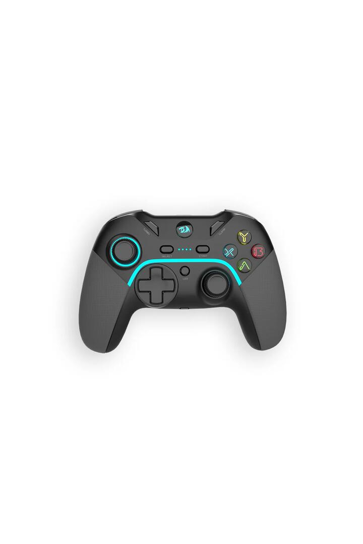 Image of Video Game Console Accessories. Product name - Redragon G808-PRO Harrow Black Wireless Precision RGB Gaming Gamepad in Black colour by brand - REDRAGON
