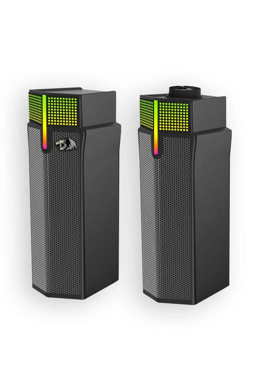 Image of Audio. Productname: Redragon GS511 Yorick Charcoal Bluetooth Stereo Sound Bar Speaker in Charcoal colour by brand - REDRAGON