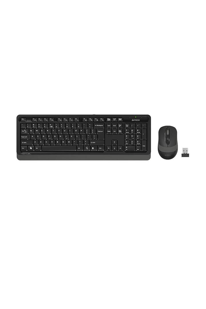 Image of Electronics Accessories. Productname: A4Tech FG1010S Grey Silent Wireless Keyboard & Mouse Combo in Grey colour by brand - A4Tech