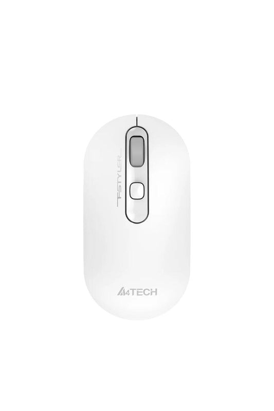 Image of Electronics Accessories. Productname: FG20s Silent Symmetric Mouse (White) in White colour by brand - A4Tech