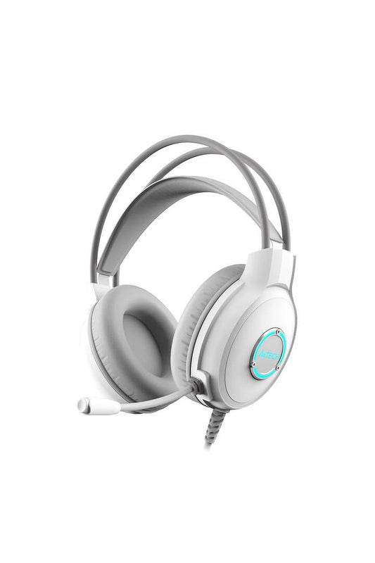 Image of Others. Productname: FH300U Neon Illuminate Headset (White) in White colour by brand - A4Tech
