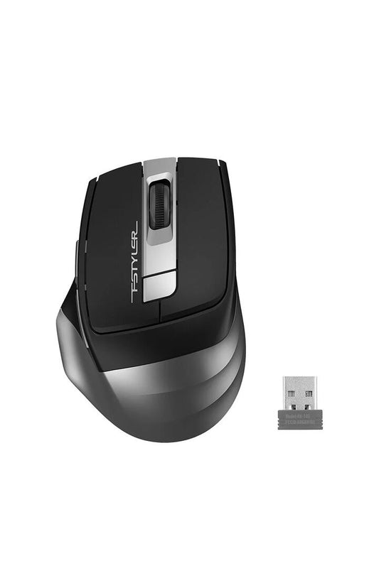 Image of Electronics Accessories. Productname: A4Tech FG35S Grey Full-Size Silent Wireless Optical Mouse in Grey colour by brand - A4Tech