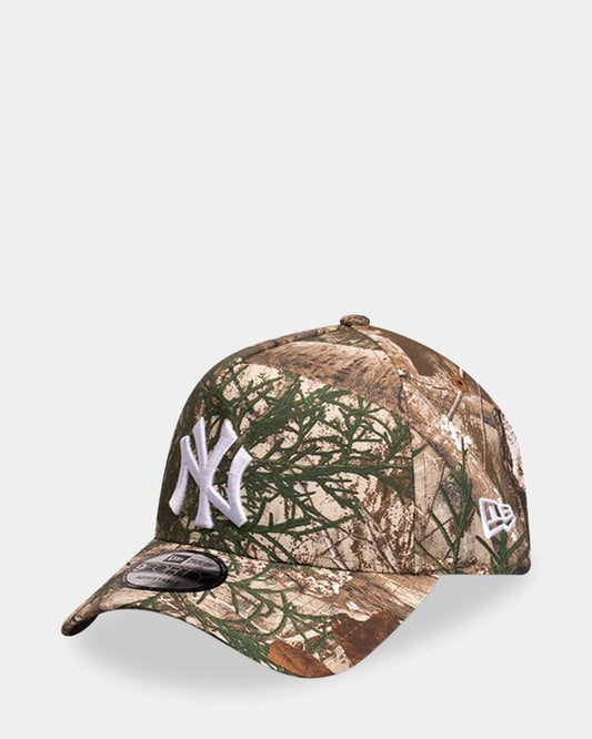 Image of Hats. Product name - New Era 9Forty A-Frame New York Yankees Cap Beige in Beige colour by brand - New Era