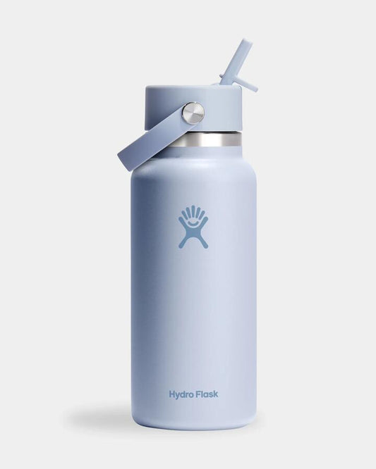 Image of Water Bottles. Productname: Hydroflask 32Oz Wide Mouth With Flex Water Bottle Surf - in Surf colour by brand - Hydroflask