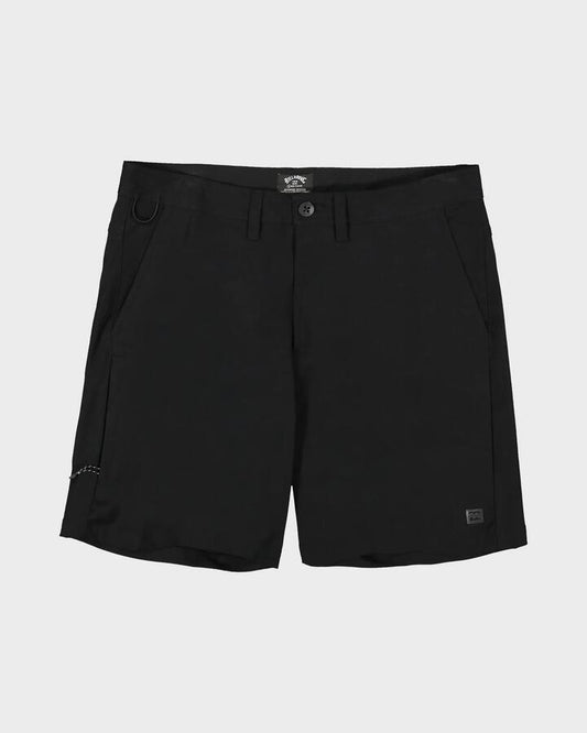 Image of a model wearing Shorts. Productname: billabong Mens Surftrek Tourin' Shorts Black - in Black colour by brand - Billabong