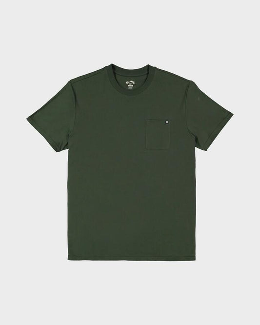 Image of T-Shirts. Product name - Billabong Mens Premium Pocket T-Shirt Deep Forest in Deep Forest colour by brand - Billabong