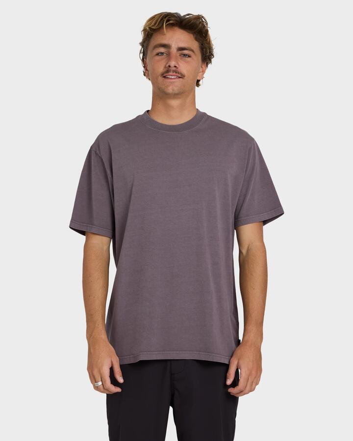 Image of T-Shirts. Productname: billabong Mens Premium Wave Wash T-Shirt Steel Purple - in Steel Purple colour by brand - Billabong