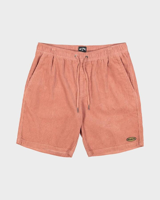 Image of Accessories. Productname: billabong Mens Larry Cord Walkshorts Dusty Rose - in Dusty Rose colour by brand - Billabong