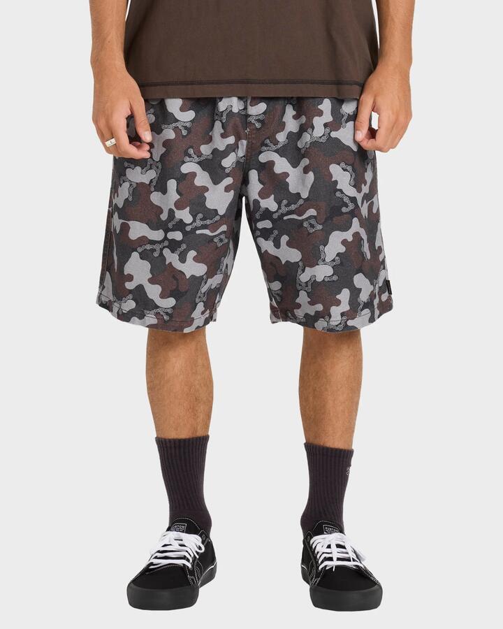 Image of Accessories. Product name - Billabong Mens Otis Jimmy 21" Walkshorts Black - in Black colour by brand - Billabong