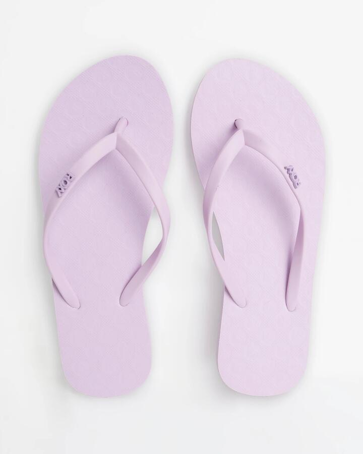 Image of Sandals. Productname: roxy - Womens Viva V Thongs - Warm Lilac - in Warm Lilac colour by brand - roxy